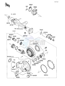 ZG 1200 B [VOYAGER XII] (B1-B5) [VOYAGER XII] drawing DRIVE SHAFT_FINAL GEAR