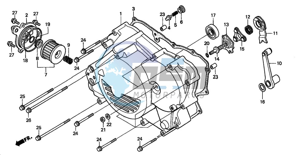 FRONT CRANKCASE COVER (S)