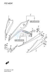 GSX-S 1000 drawing UNDER COWLING