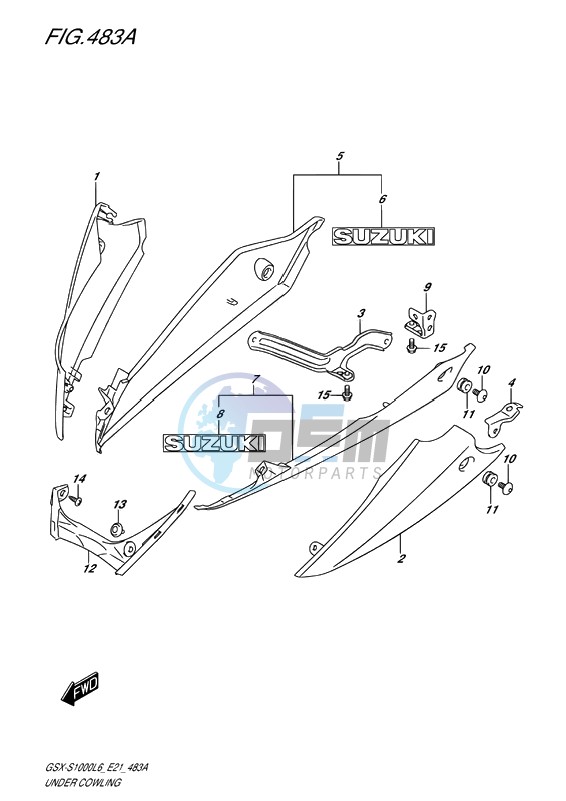 UNDER COWLING