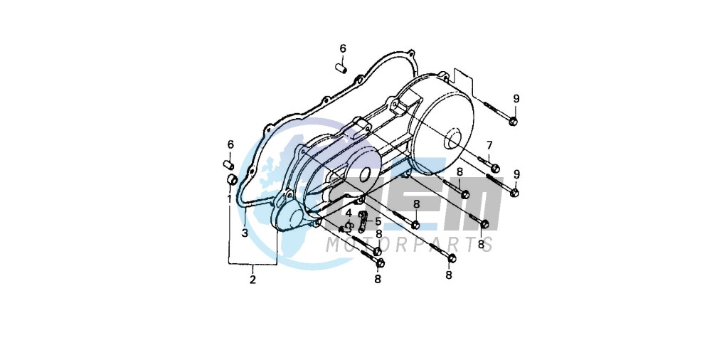 LEFT CRANKCASE COVER