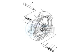 FZS 1000 drawing FRONT WHEEL