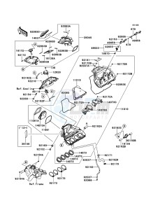 NINJA_ZX-10R ZX1000JBF FR GB XX (EU ME A(FRICA) drawing Air Cleaner