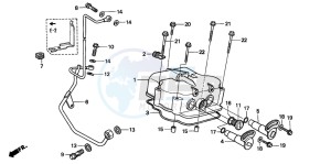 CH125 drawing CYLINDER HEAD COVER