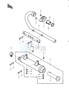 KLT 250 A [KLT250] (A2) [KLT250] drawing MUFFLER -- 83 A2- -