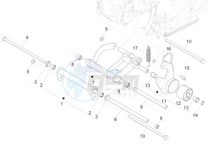 FLY 150 (NAFTA) drawing Swinging arm