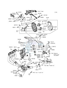 NINJA H2 ZX1000NGF XX (EU ME A(FRICA) drawing Muffler(s)