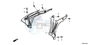 CRF250RG CRF250R ED drawing RADIATOR SHROUD