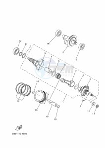 YFM450FWB YFM45KDHK (BJ5C) drawing CRANKSHAFT & PISTON