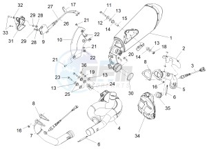 ETV 1200 Caponord Rally (EMEA, APAC) drawing Exhaust pipe