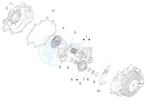 Wi-Bike Uni Mech Comfort 2017 (NAFTA) drawing Transmission assembly