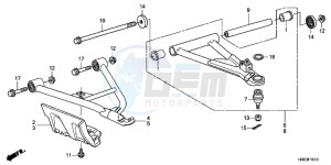 VFR1200XH Europe Direct - (ED) drawing REAR CUSHION