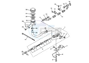 XVS DRAG STAR 1100 drawing REAR MASTER CYLINDER