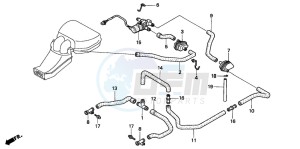 CBR600SE drawing SOLENOID VALVE