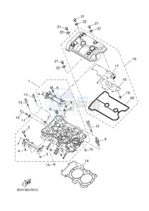 MTM690-U MTM-690-U XSR700 (B345 B345) drawing SEAT