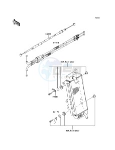 KX250F KX250YBF EU drawing Cables