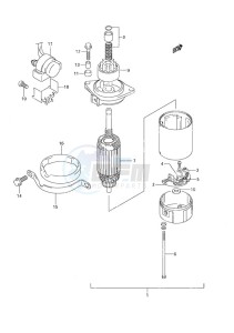 DF 30 drawing Starting Motor