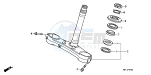 CBR1000RA9 Australia - (U / ABS SPC) drawing STEERING STEM