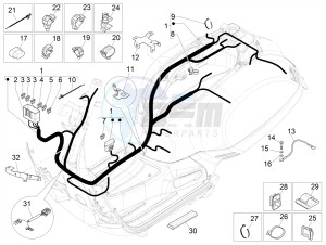 GTV 300 HPE SEI GIORNI IE E4 ABS (EMEA) drawing Main cable harness