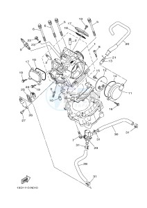 YXC700E VIKING VI EPS (2US9) drawing CYLINDER HEAD