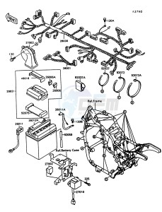 VN 1500 A [VULCAN 1500] (A10-A13) [VULCAN 1500] drawing CHASSIS ELECTRICAL EQUIPMENT