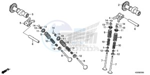 CBR300RAF CBR300RA Europe Direct - (ED) drawing CAMSHAFT/VALVE