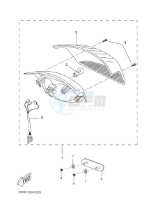 CW50 BOOSTER (5WWN 5WWN) drawing TAILLIGHT