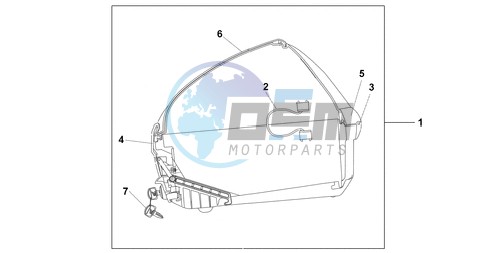 45L TOP BOX COOL WHITE