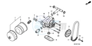 VT750CA9 Australia - (U / SPC) drawing OIL PUMP