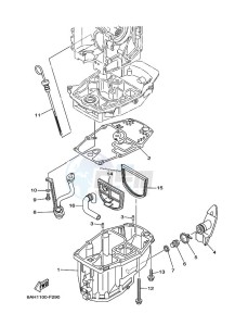 F15CMHL drawing VENTILATEUR-DHUILE