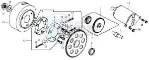 JOYRIDE 200 E2 - 2004 drawing STARTER CLUTCH