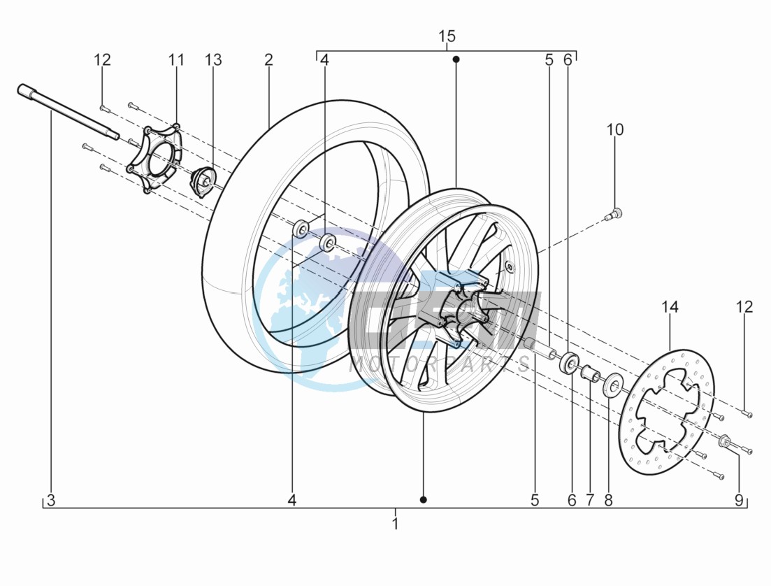 Front wheel