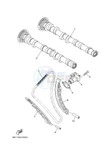 MTN1000 MT-10 MT-10 (B677) drawing CAMSHAFT & CHAIN