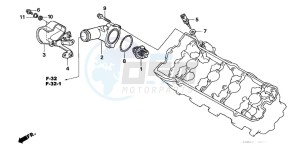 CBF600S drawing THERMOSTAT