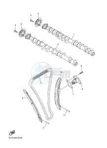 FZ1-S FZ1 FAZER 1000 (2DV1) drawing CAMSHAFT & CHAIN