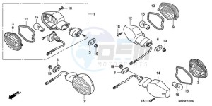 CB1300SA9 SI / ABS BCT MME TWO TY2 drawing WINKER (CB1300S/CB1300SA)