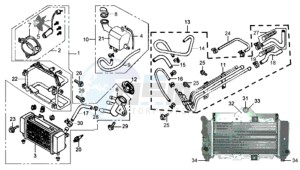 JOYRIDE 125 drawing RADIATOR