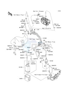 VN 2000 D [VULCAN 2000 LIMITED] (D1) D1 drawing FUEL EVAPORATIVE SYSTEM-- CA- -