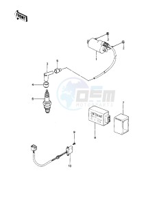 KLT 200 A [KLT200] (A1-A3) [KLT200] drawing IGNITION -- TRANSISTOR- -