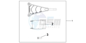 CBR1000RR9 BR / MME SPC - (BR / MME SPC) drawing TANK BAG