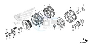 CBR125RF CBR125R 2ED - (2ED) drawing CLUTCH