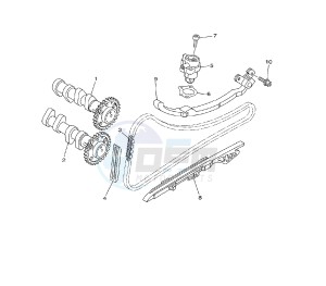 XP T-MAX 500 drawing CAMSHAFT AND TIMING CHAIN