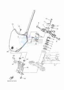 TT-R110E (B51P) drawing STEERING