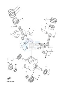 XVS1300CU XVS1300 CUSTOM XVS1300 CUSTOM (2SS8) drawing CRANKSHAFT & PISTON