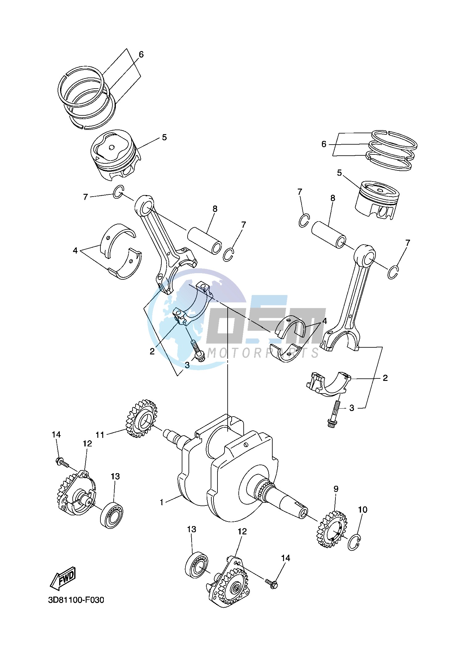 CRANKSHAFT & PISTON