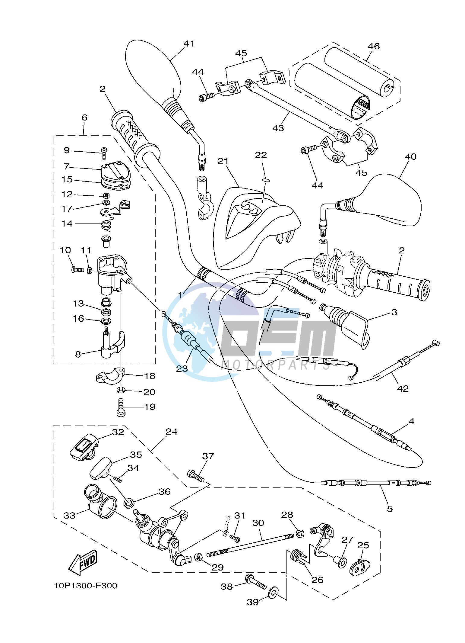 STEERING HANDLE & CABLE