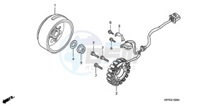 CBR125RWA UK - (E / BLA) drawing GENERATOR