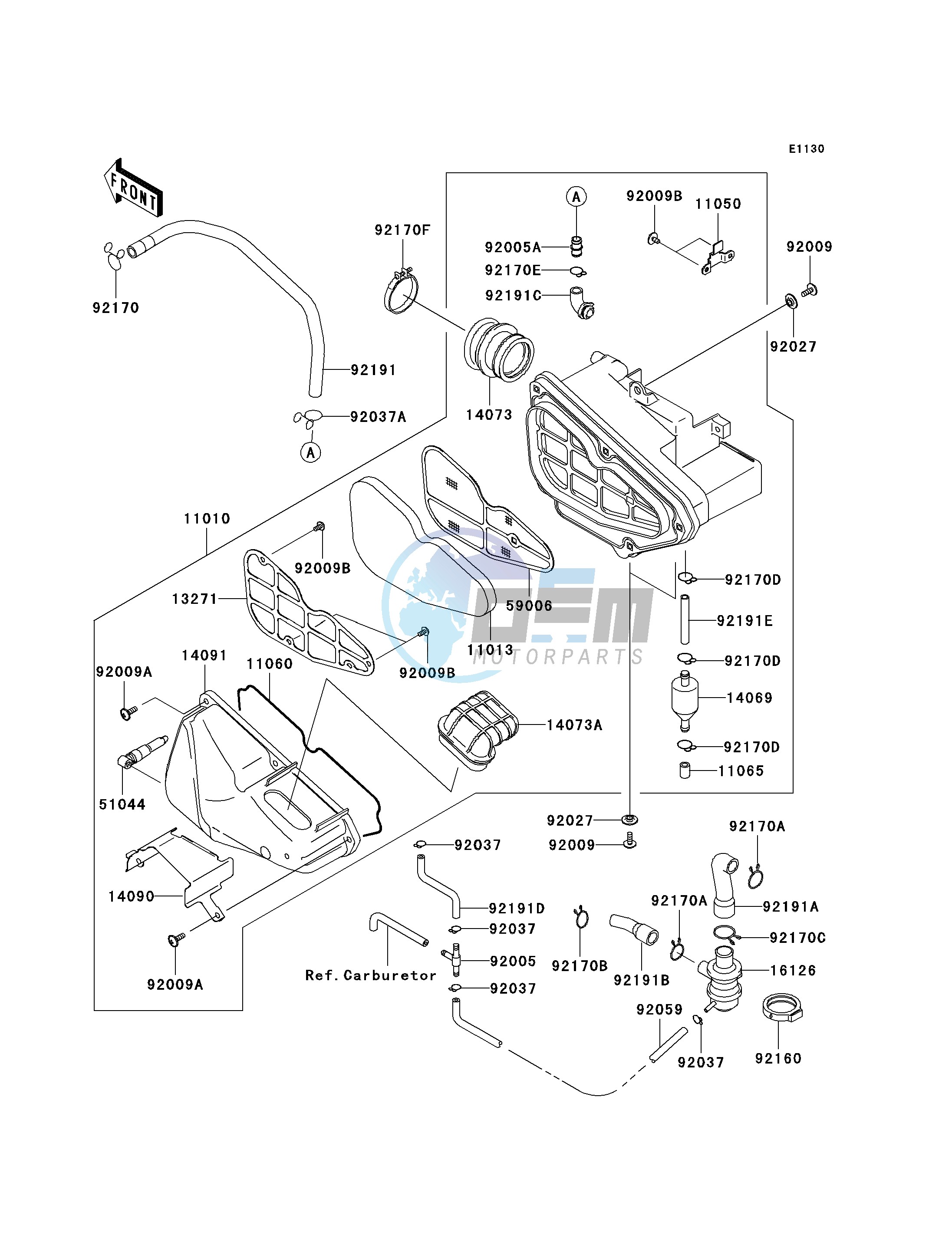 AIR CLEANER -- US- -