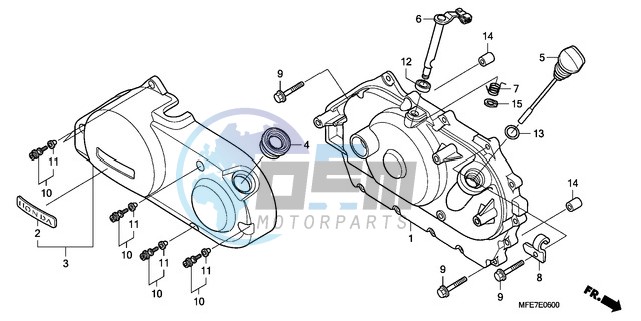 RIGHT CRANKCASE COVER