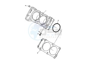 XTZ SUPER TENERE 750 drawing CYLINDER